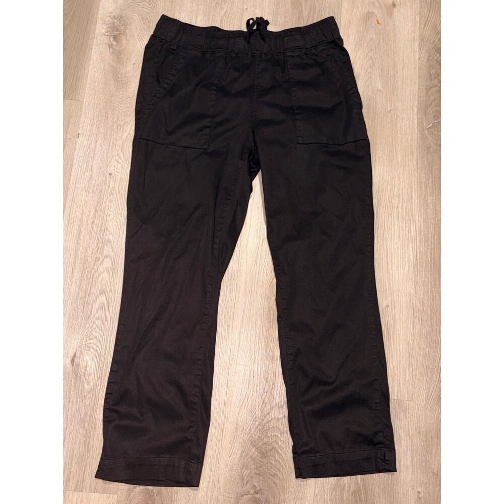 Buffalo David Bitton Men's Joggers M Black Drawstring Pants‎ Relaxed Fit